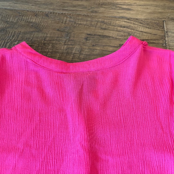 Liv Los Angeles Pink Lightweight Top Embroidery Top Boho Women's Size Sm… - Picture 7 of 11